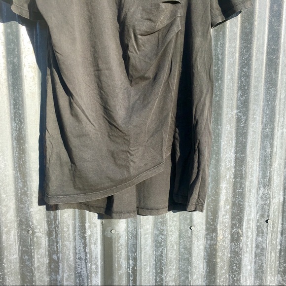Silence+noise asymmetrical top,sz L, vintage grey - Picture 2 of 4